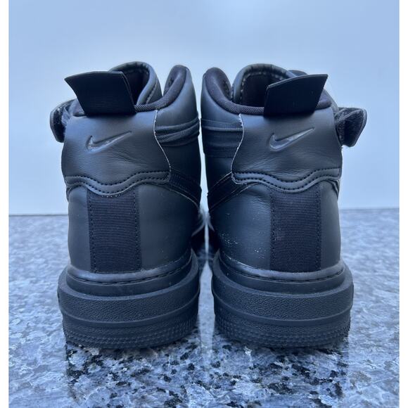 Nike Air Force 1 Winter Boots Black Anthracite DA0418-001 Mens Size 11 NO LACE - Picture 9 of 14